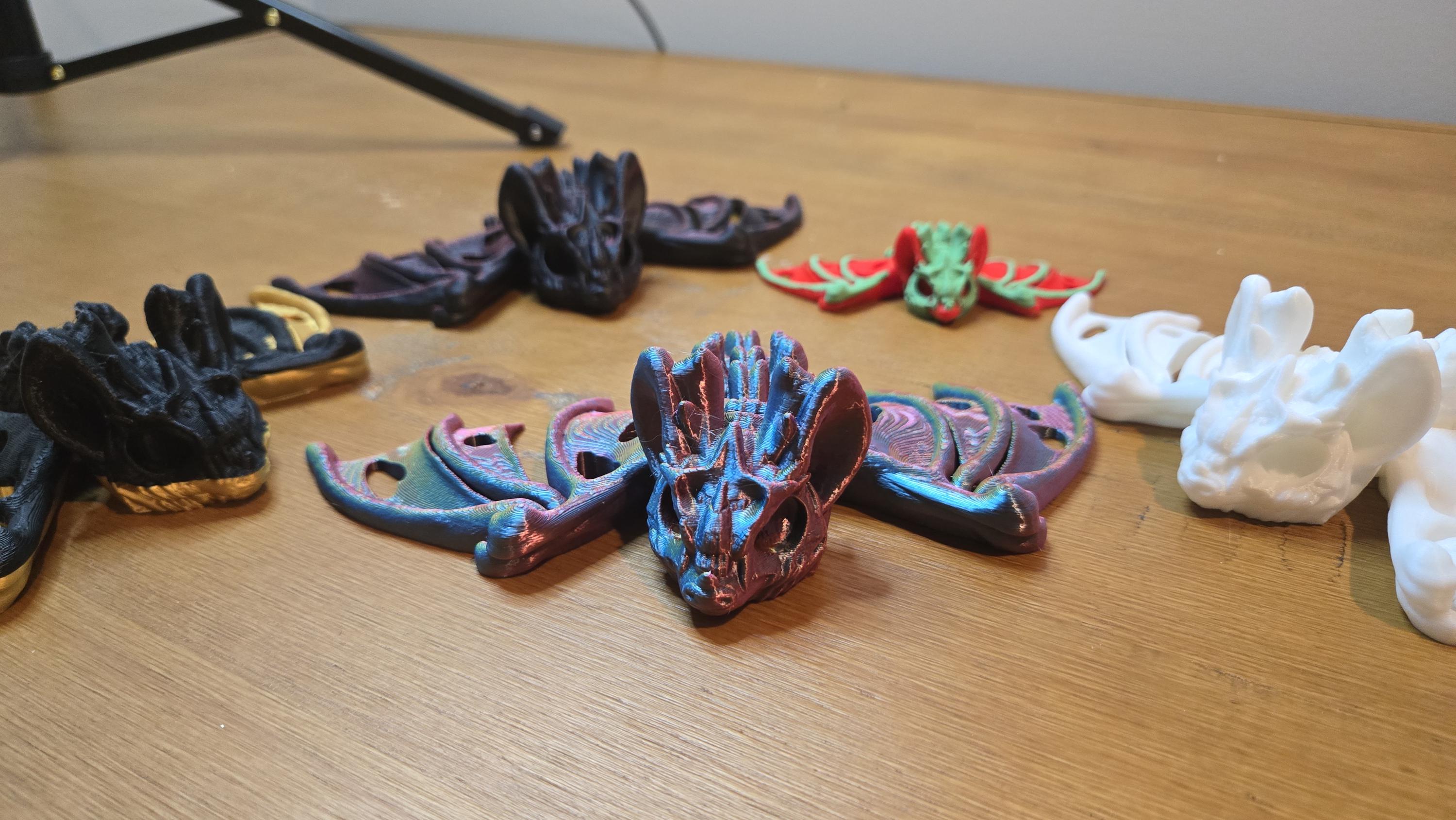 3D printed articulating hollow bat
