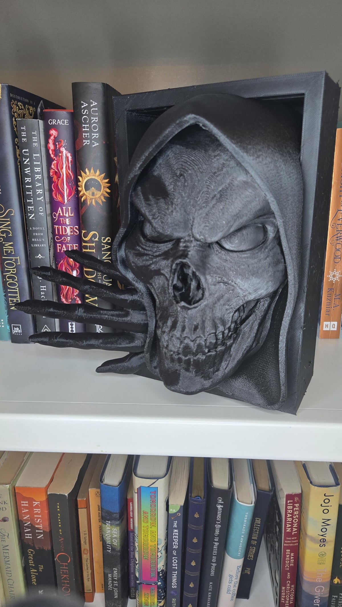 Bone Keeper Book Nook Bookshelf Decor