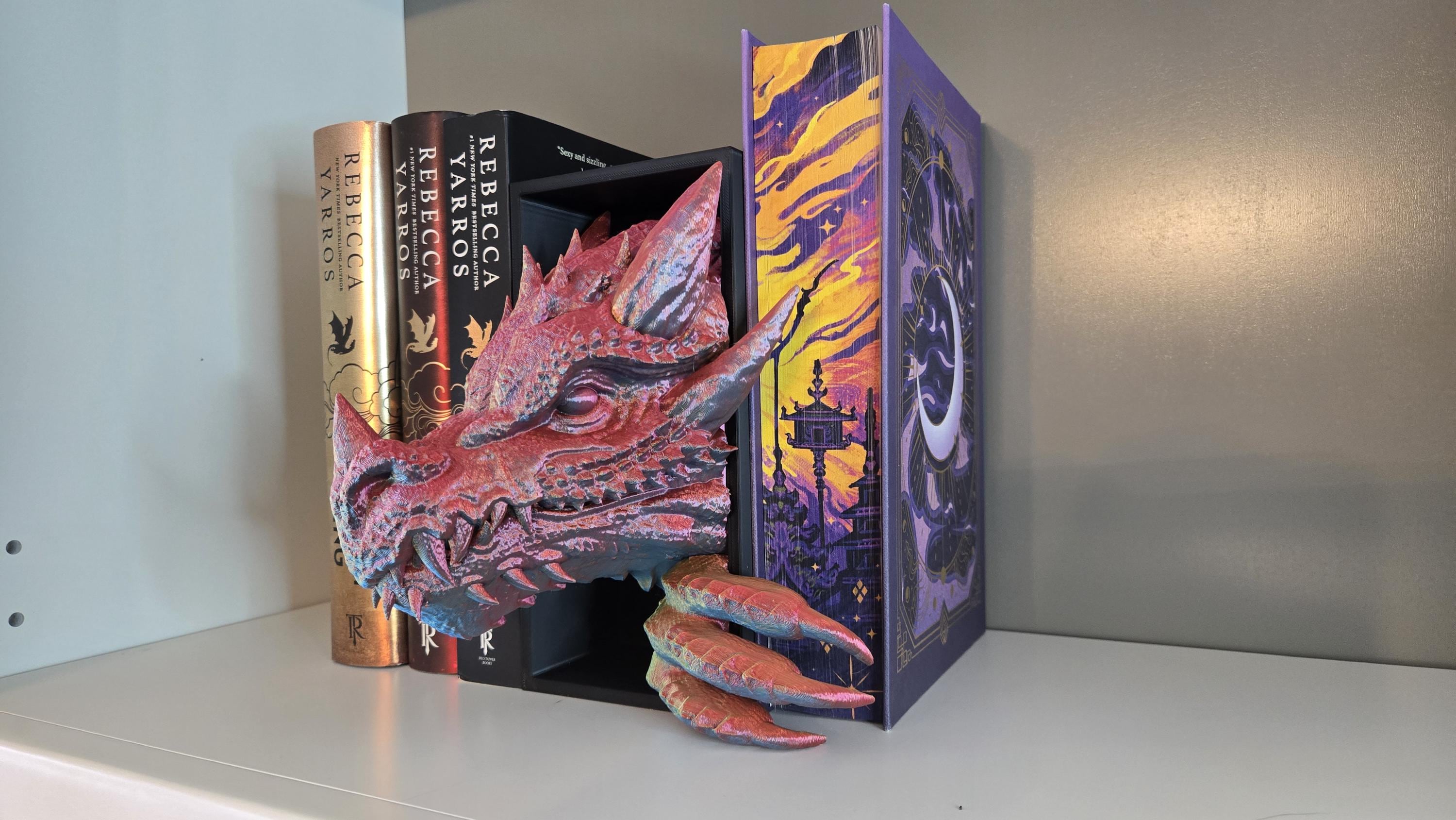 Dragon Emerging Book Nook