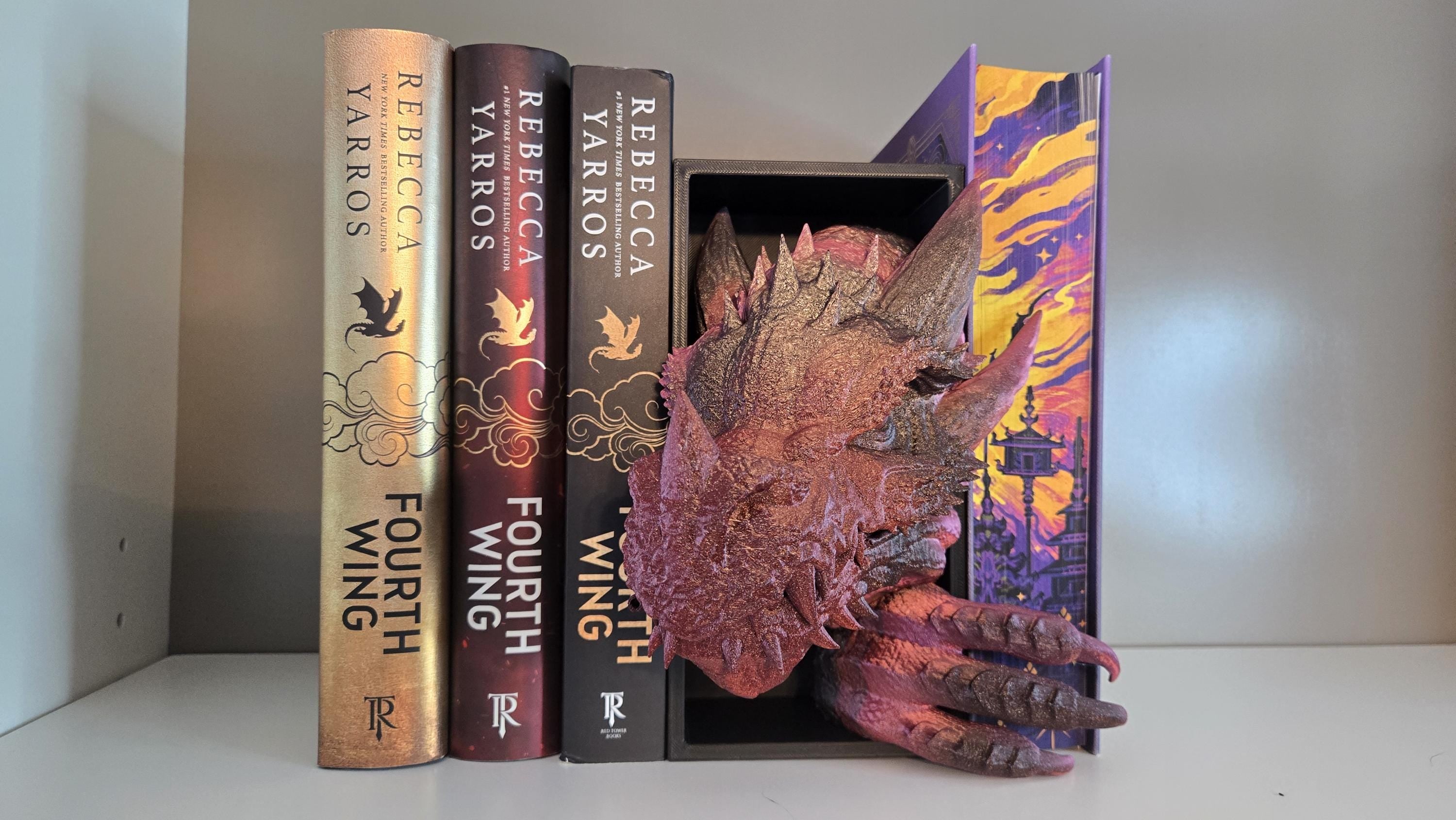Dragon Emerging Book Nook