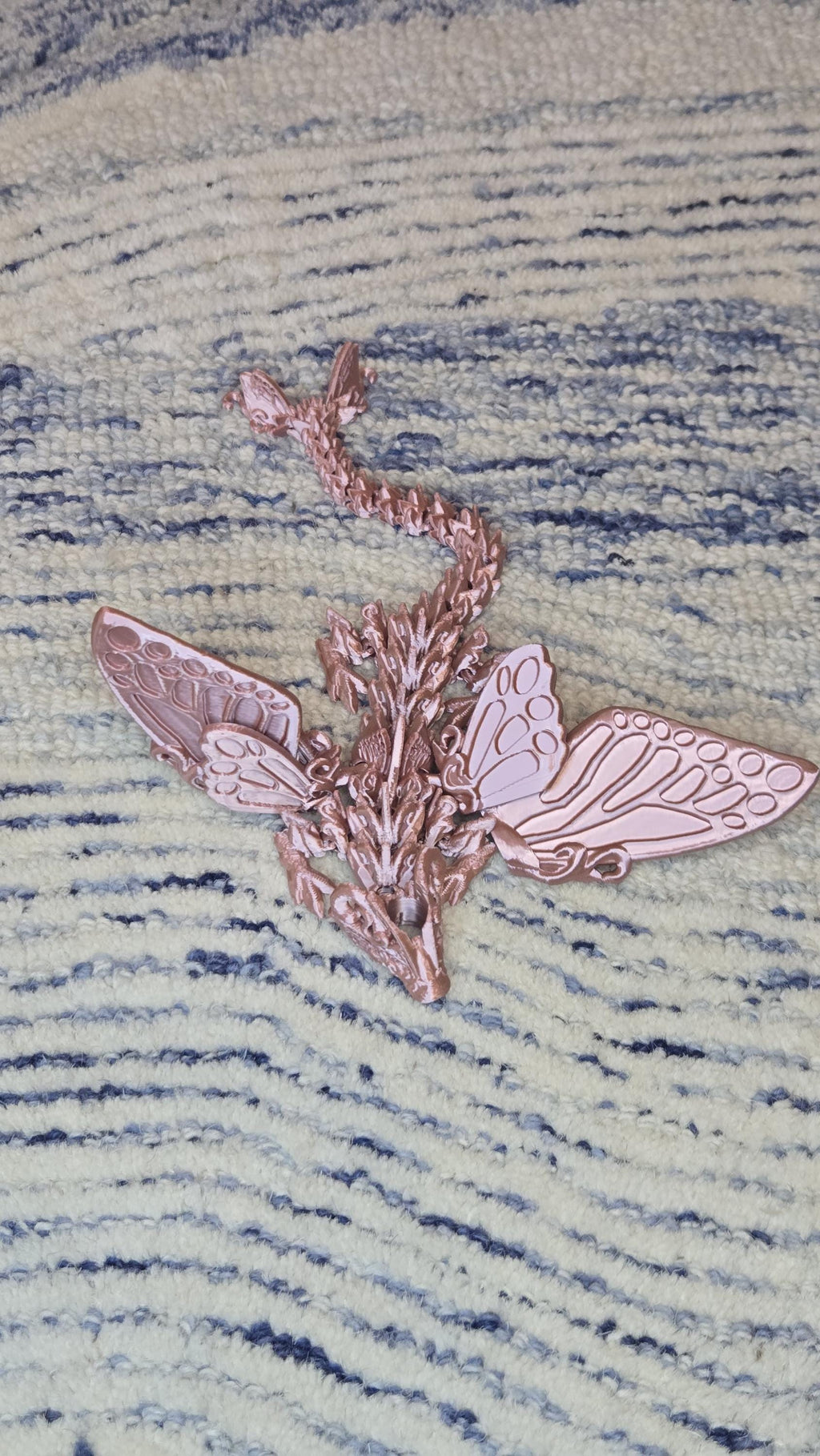 Tumbler straw charm - Butterfly Dragon