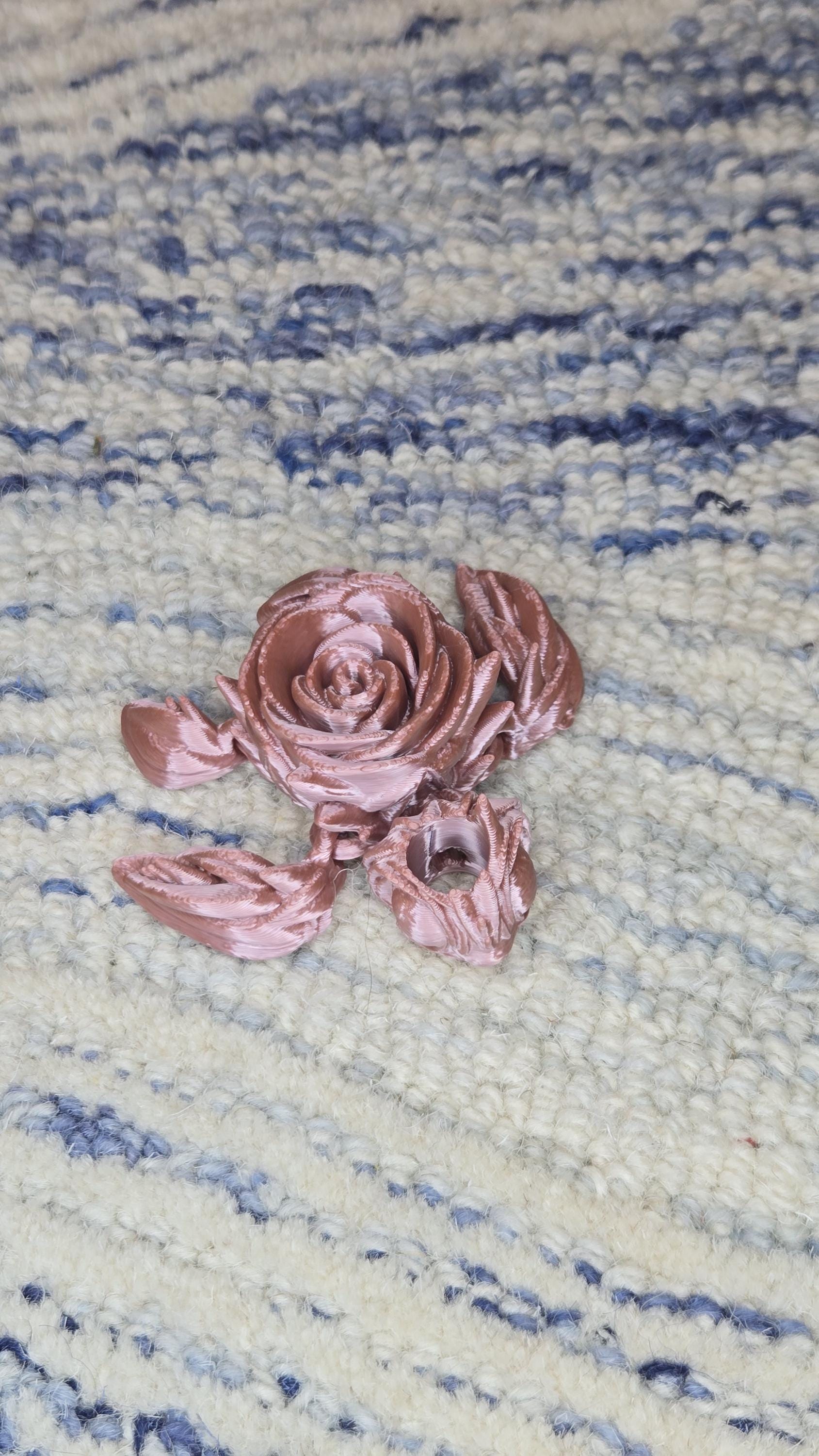 Tumbler straw charm - rose turtle