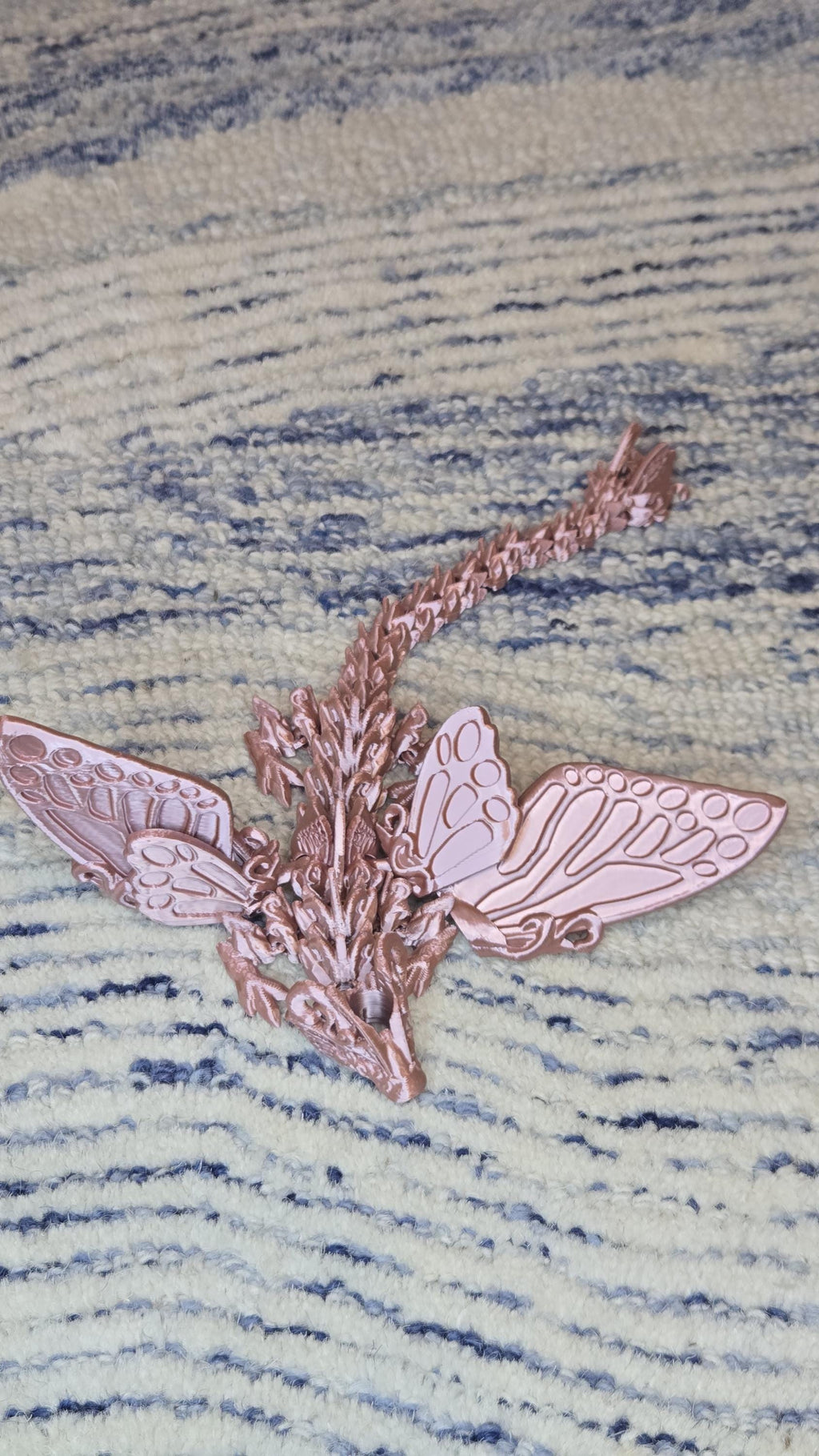 Tumbler straw charm - Butterfly Dragon
