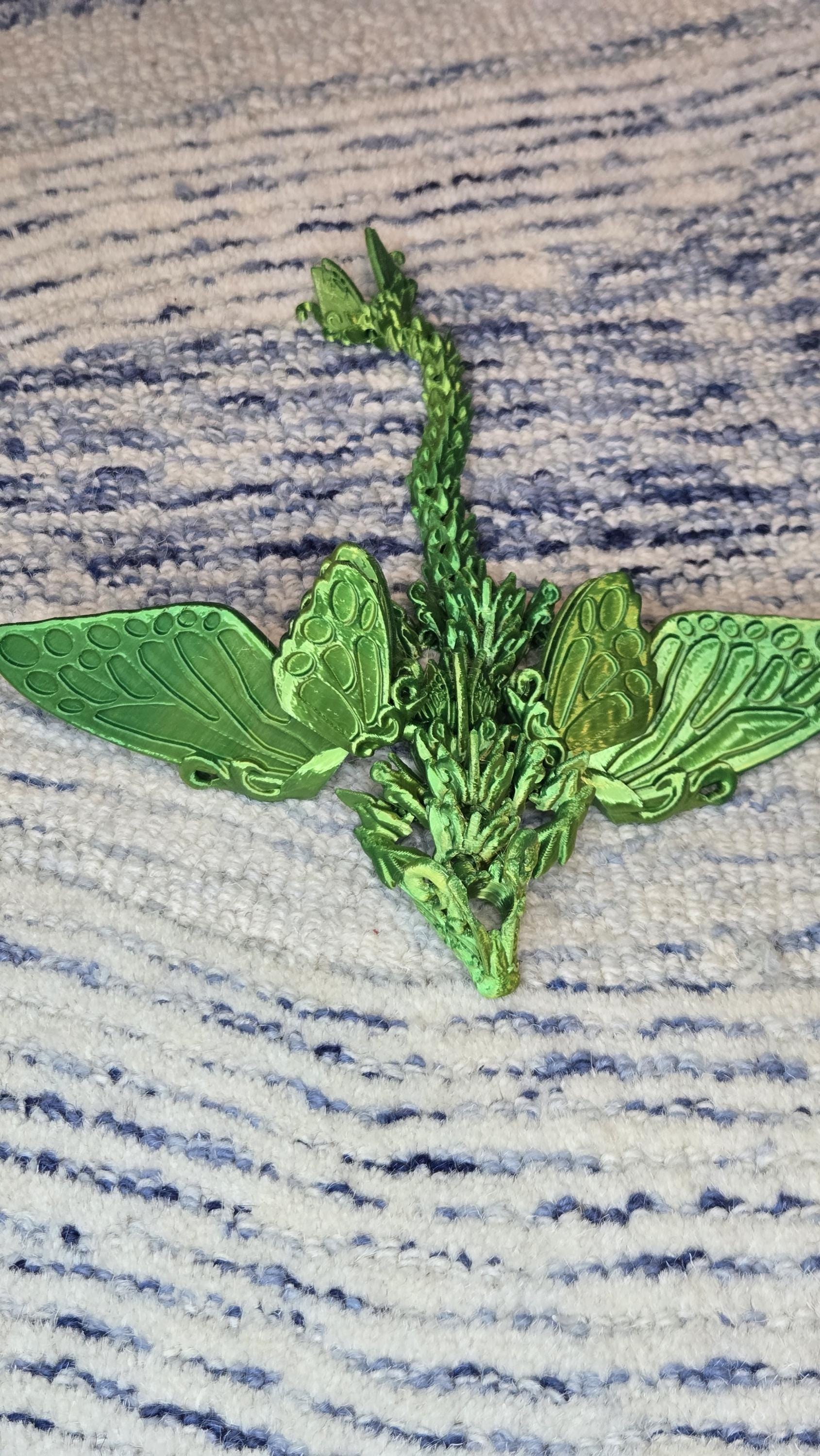 Tumbler straw charm - Butterfly Dragon