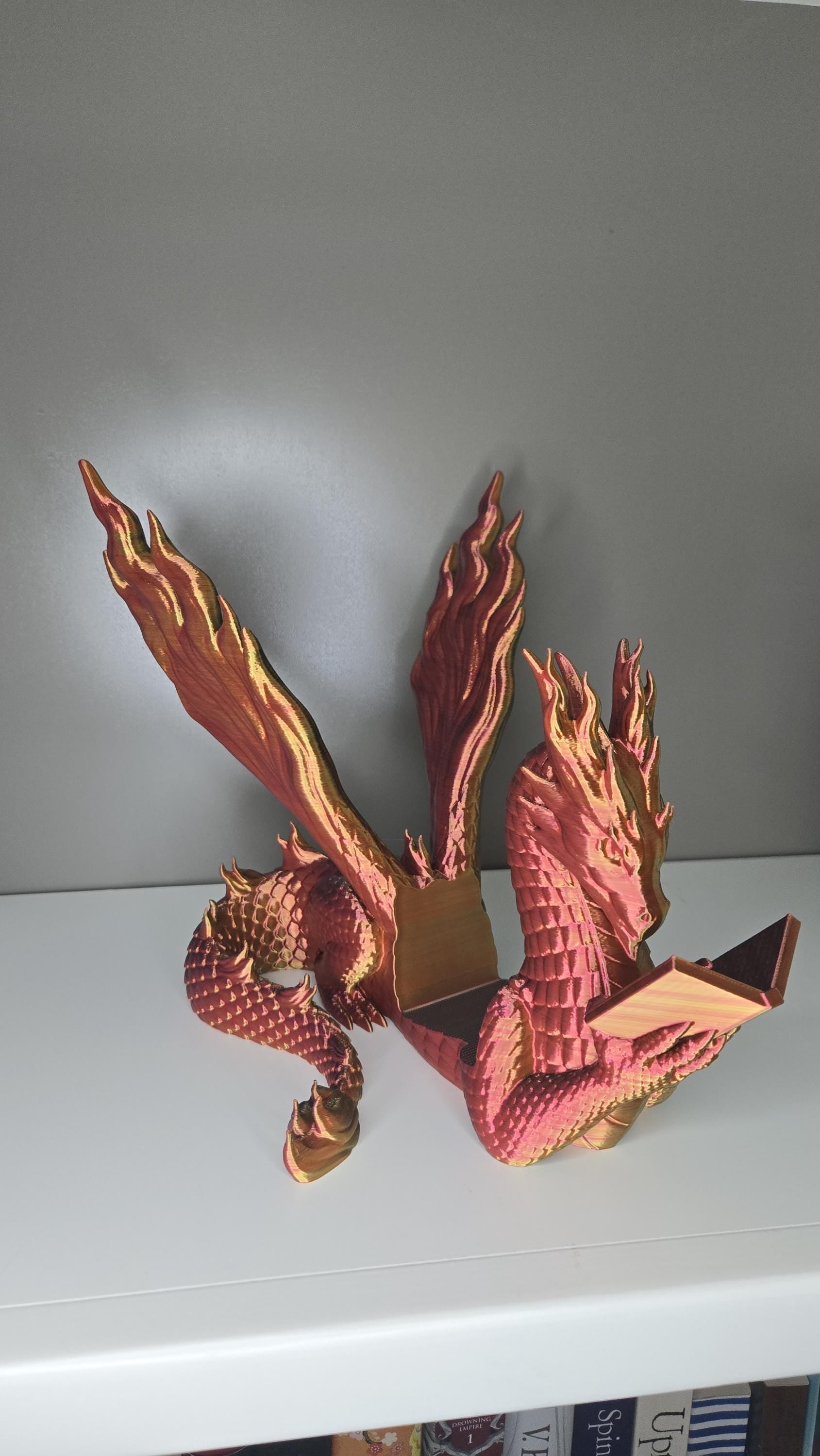 Flamewing Dragon Book Display