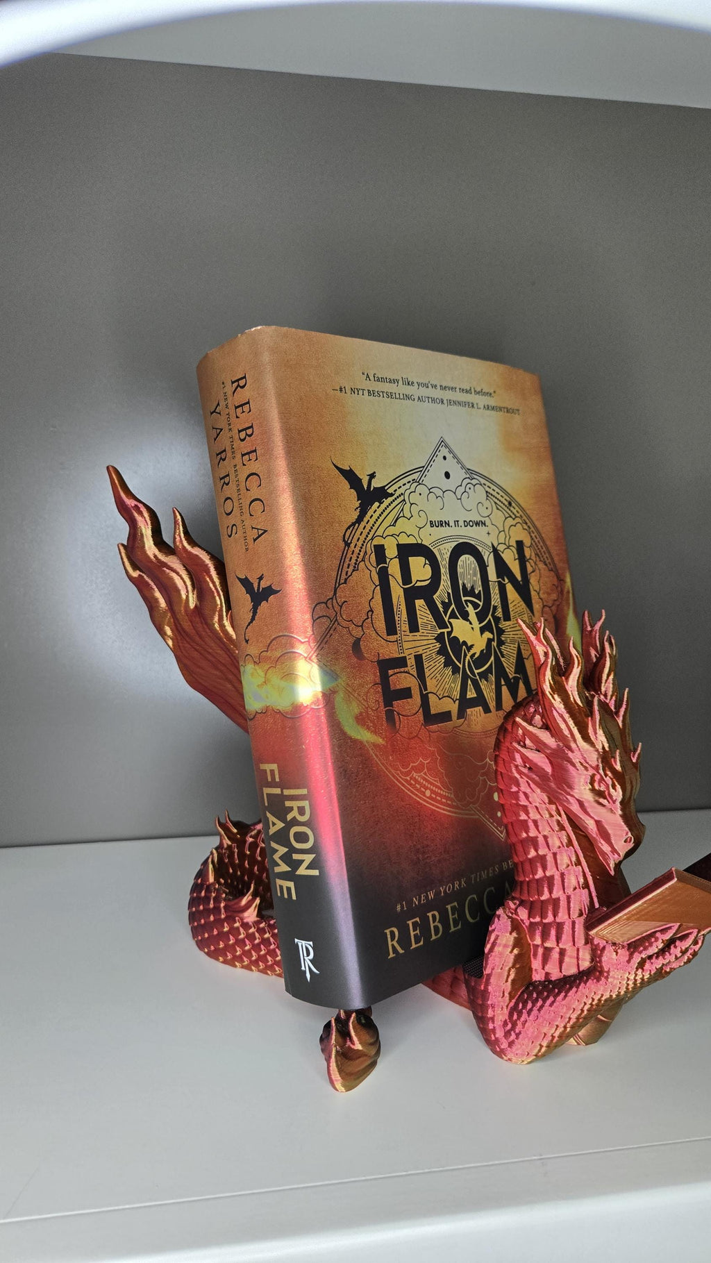 Flamewing Dragon Book Display