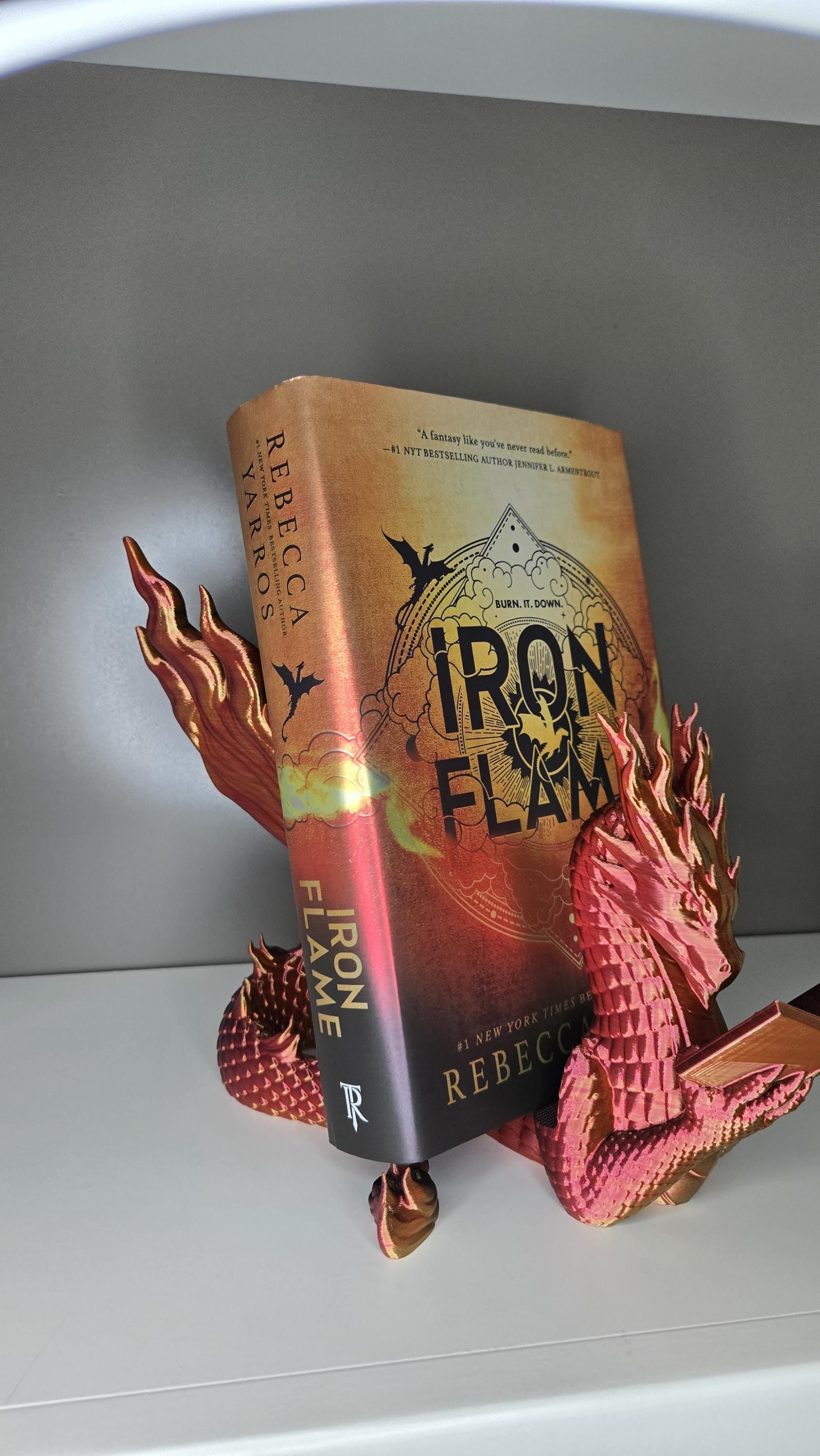Flamewing Dragon Book Display