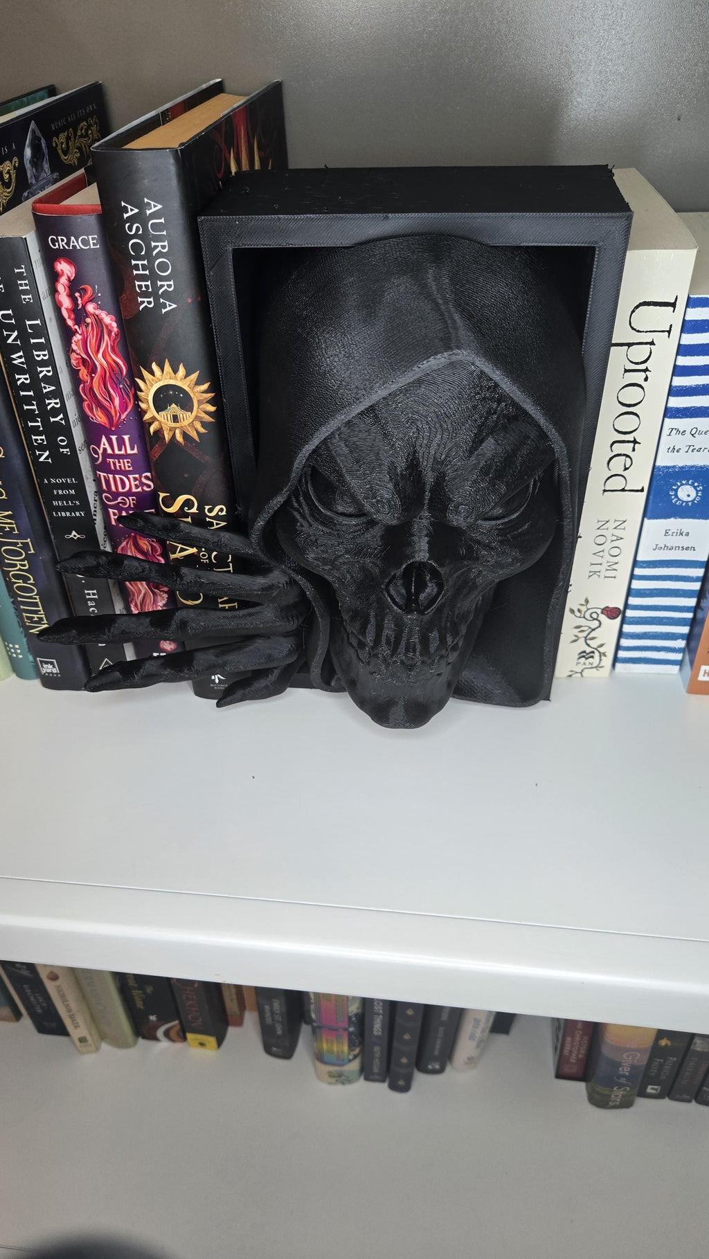 Bone Keeper Book Nook Bookshelf Decor