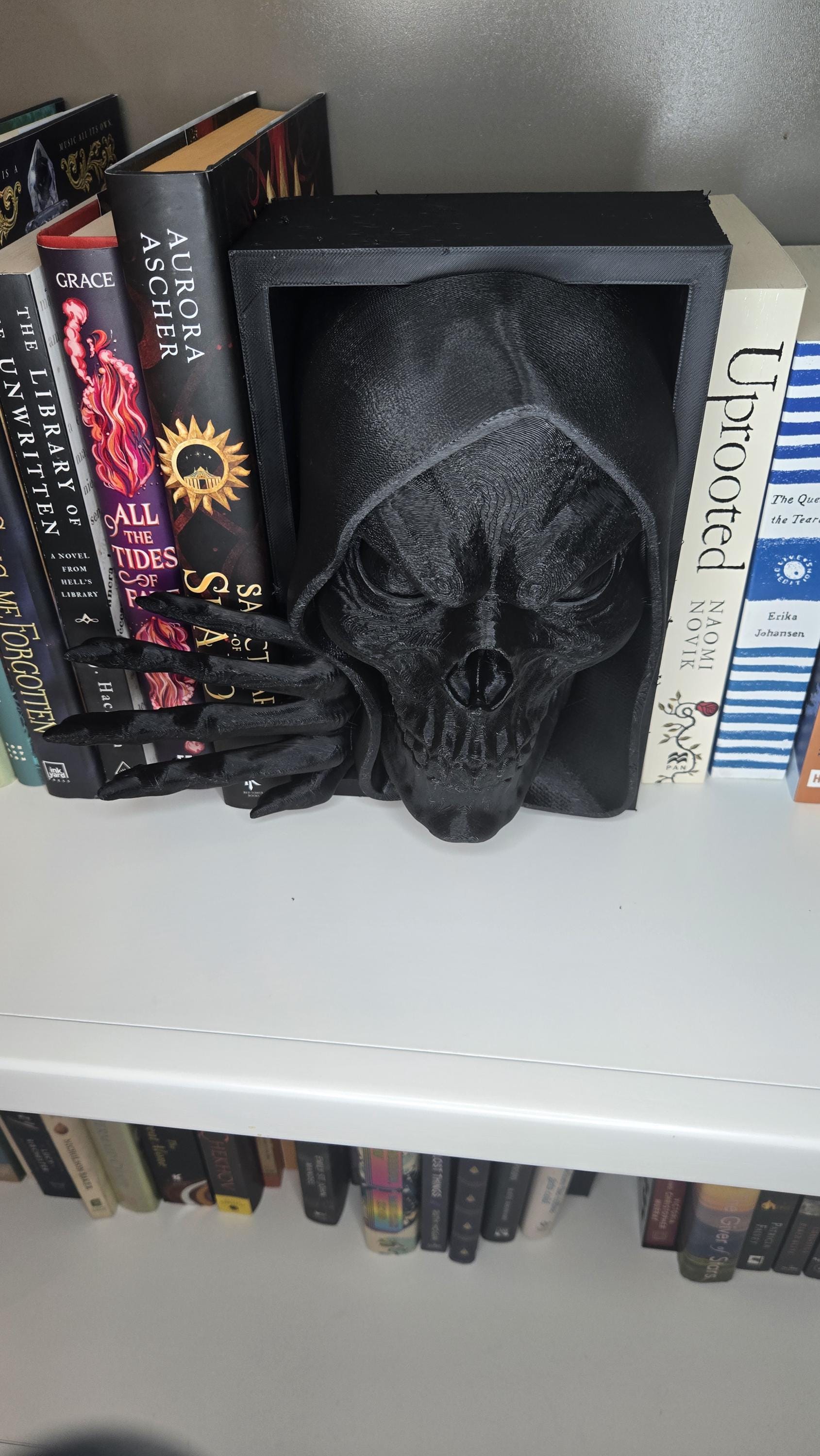 Bone Keeper Book Nook Bookshelf Decor