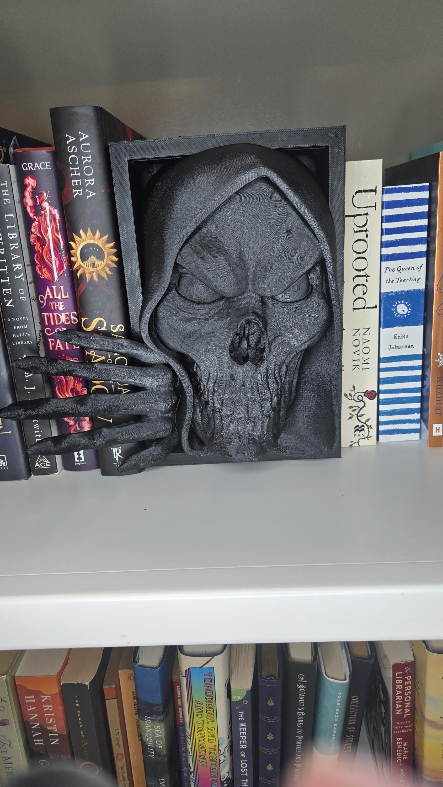 Bone Keeper Book Nook Bookshelf Decor