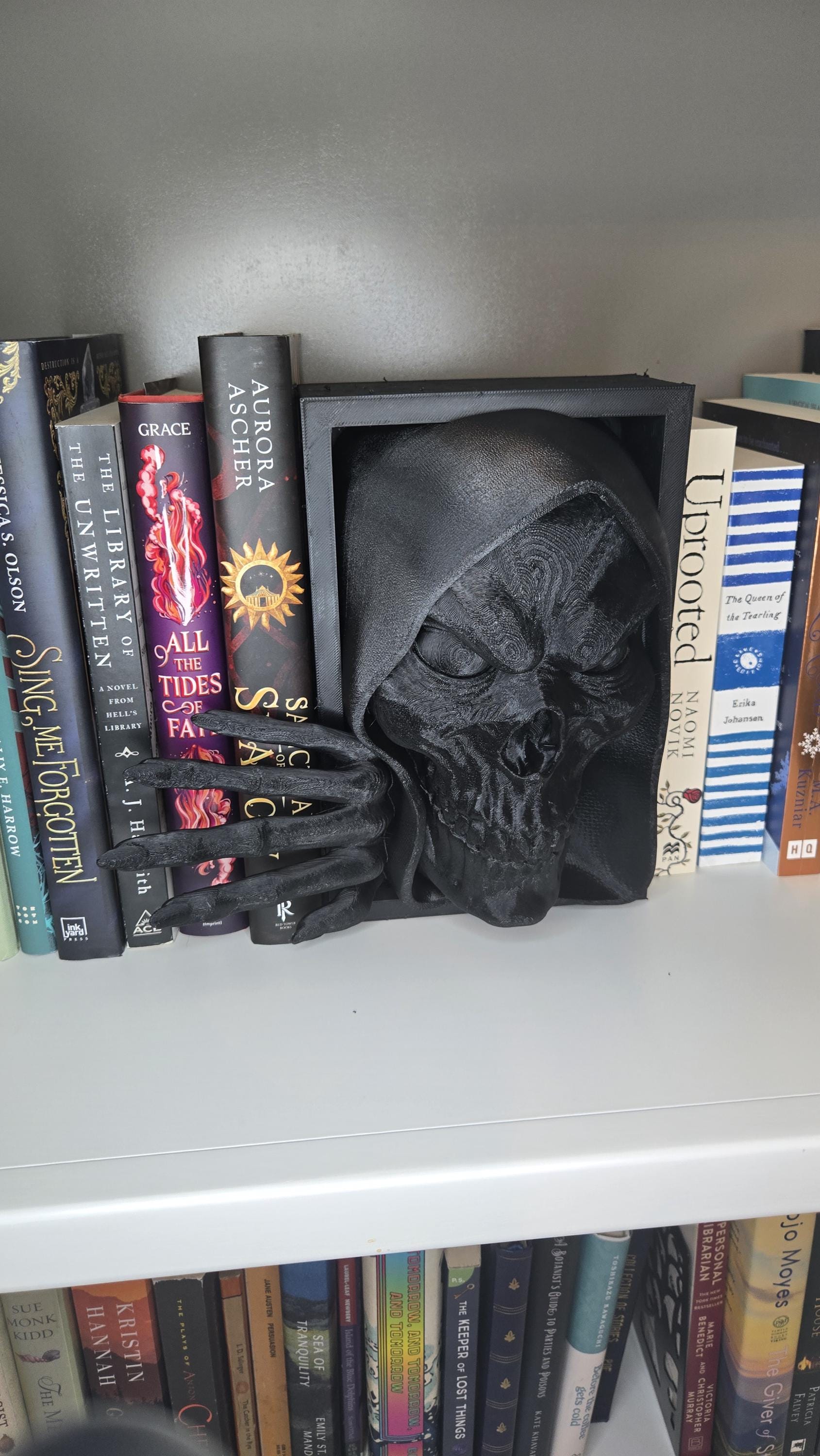 Bone Keeper Book Nook Bookshelf Decor