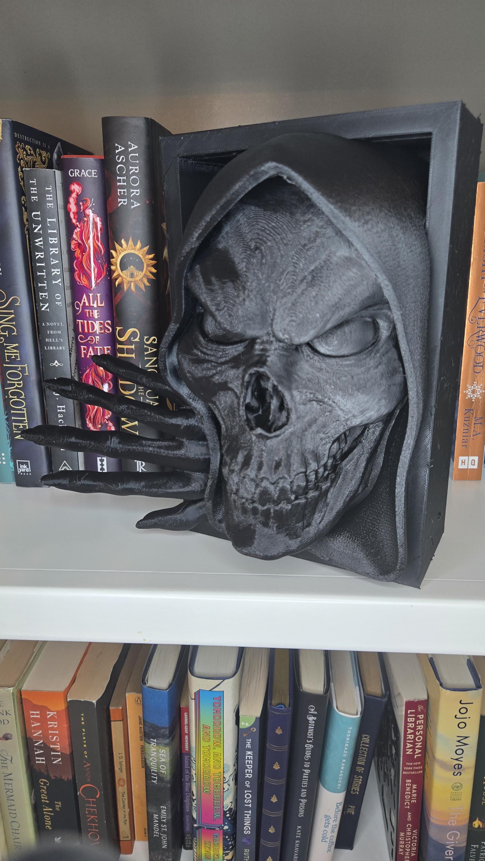 Bone Keeper Book Nook Bookshelf Decor