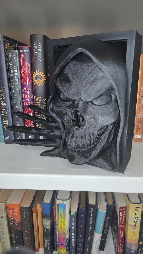 Bone Keeper Book Nook Bookshelf Decor