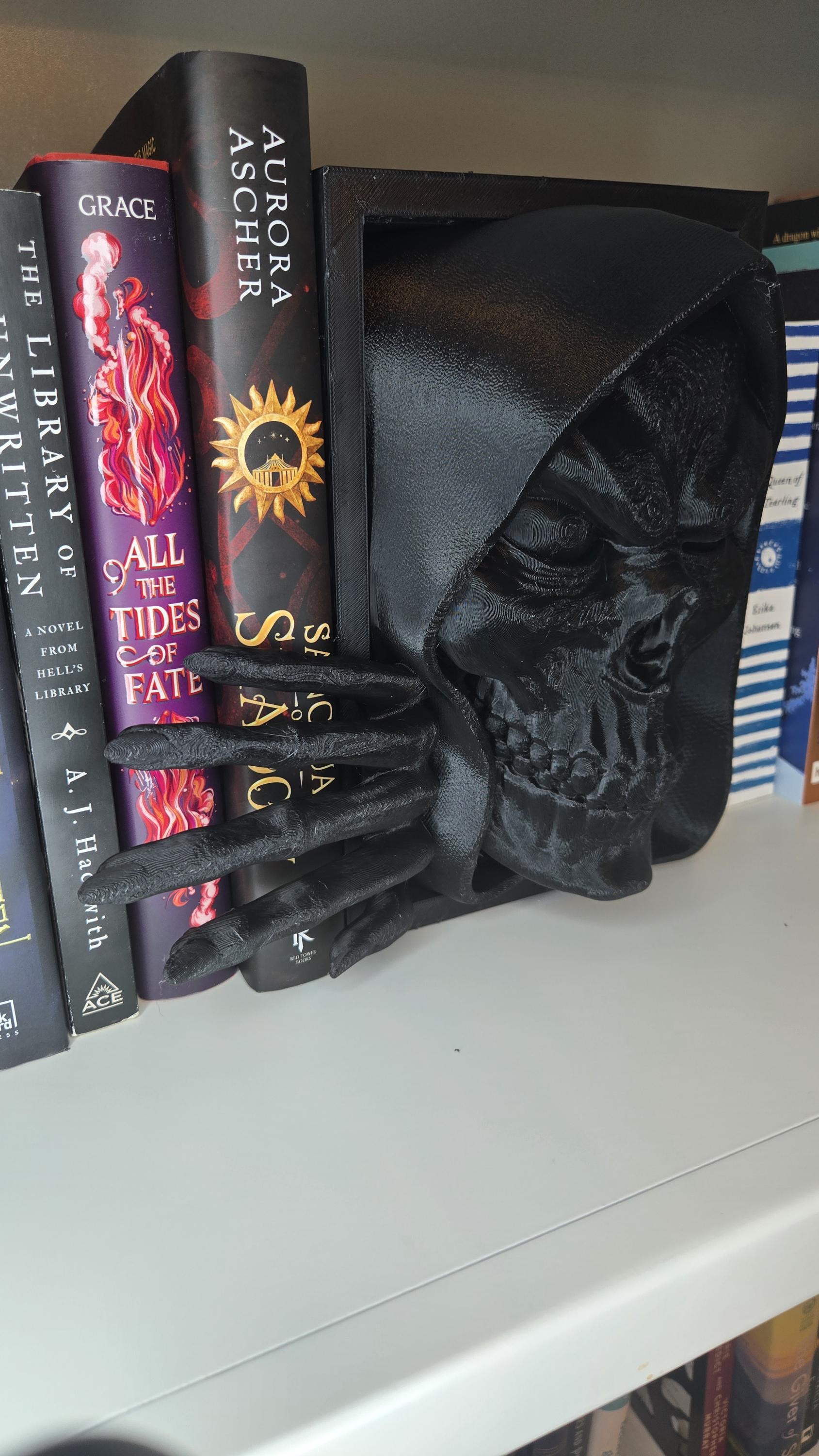 Bone Keeper Book Nook Bookshelf Decor