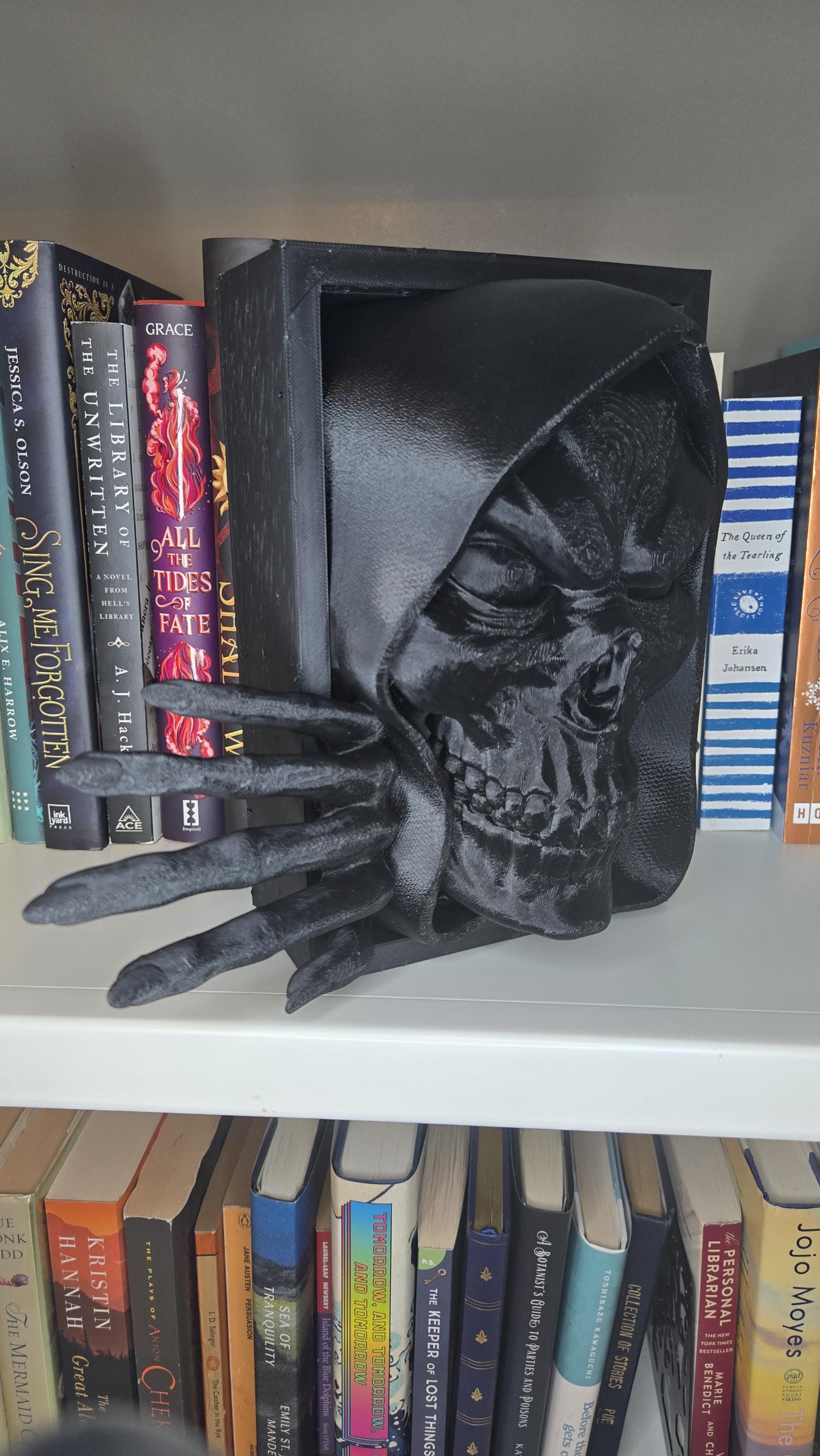 Bone Keeper Book Nook Bookshelf Decor